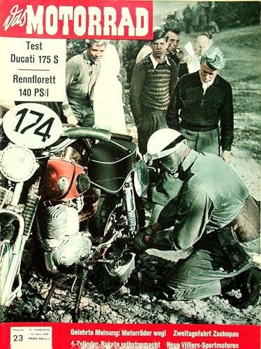 Echte, historische Zeitschrift von 1959 - Garantiert 67 Jahre alt - Personalisiertes Geschenk 67. Geburtstag Mann - Original aus dem Jahr 1959 - Die Geschenkidee für Männer - Motorrad 23/1959