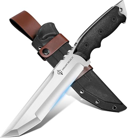 Dream Reach Machete Scharf, Full Tang Outdoor Messer Ergonomischer Griff