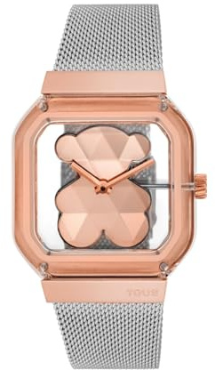 Tous Reloj analógico con Correa de Acero D-Bear Party