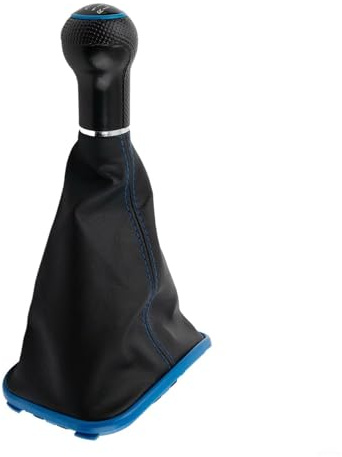 Litemai Pomo Palanca Cambio para Golf 4 IV Car 5 Velocidades Perilla Cambio Manual 23 Mm Funda Cambio Fácil Instalación No Requiere Modificaciones Palanca Cambios