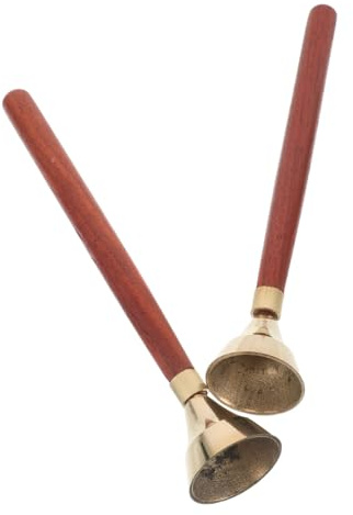 TOYANDONA Orff Musikinstrumenten Set Kinderspielzeug Instrumente Schlagglocken Set Handglocken Handglocken Musikinstrumente Schlaginstrumente Schlagglocken Metall Kunststoff