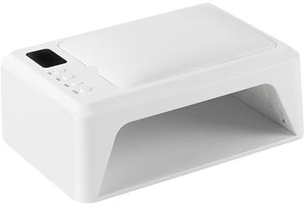 UV nagellampa, 72W UV LED-nagellampa Professionell 2-i-1 stor UV-nagellampa härdande nageltork med nagelarmstöd for nagelkonstsalong