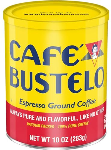 Cafe Bustelo Espresso Ground Coffee, 10 Ounce Can, Packaging May Vary