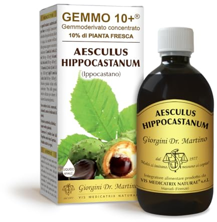 Dr Giorgini Integratore Alimentare, Ippocastano Gemmoderivato Concentrato Liquido Analcoolico - 500 ml