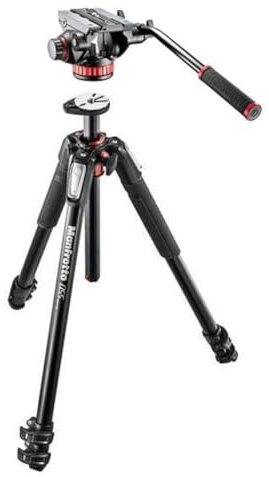 Manfrotto MVK502055XPRO3 Photo Video Hybrid Kit with 502 Series Head, Black