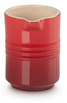 Le Creuset Steinzeug Milchkännchen, 150 ml, Kirschrot, 91051700060099