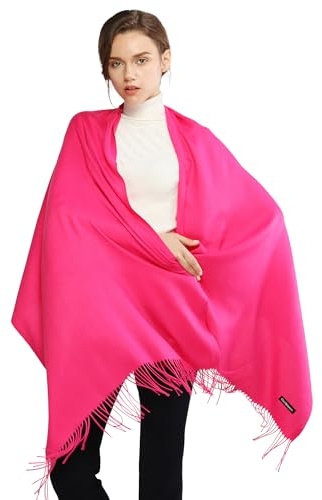 RIIQIICHY Hiver Chaud Écharpe Pashmina Châle Etole Foulard Femmes Longues Grandes Douces