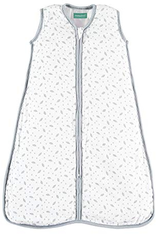 molis&co. 2,5 TOG vinter baby sovsäck. 18 till 36 månader Supermjuk och varm. Unisex grått blad. Perfekt för vinter- och mellansäsongsbruk. Premium växtväska för bebisar