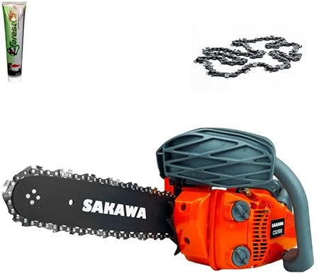 SAKAWA Motosierra de Gasolina Espada 12 + Aceite 125ml + Cadenas
