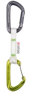 Ocun Hawk Qd Combi Bio-dyn-Ring 15 Mm-10 cm 6-Pack Grün - Leichtes technisches Express-Set, Größe 10 cm - Farbe Green