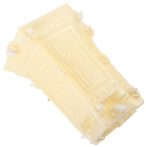 Molde de Plástico para Macetas Hexagonal de Bricolaje, Beige | Suculentas y Jardinería, Uso en DIY y Artes Creativas, Forma Hexagonal, Pieza de Plástico