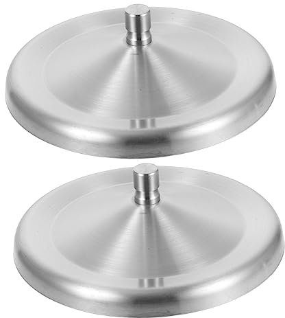 Homoyoyo 2stücke Edelstahl-becherdeckel Für Wasserbecher Hitzebeständiger Tassendeckel Becherdeckel Becherdeckel Abdeckungen Für Tassen