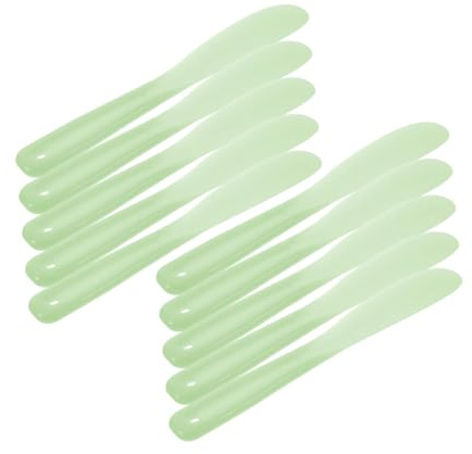 CALLARON 20 Stück Silikon Make Up Spatel für Foundation Kosmetikmischer mit Langem Griff für Gesichtscreme Hautpflege Mixwerkzeug