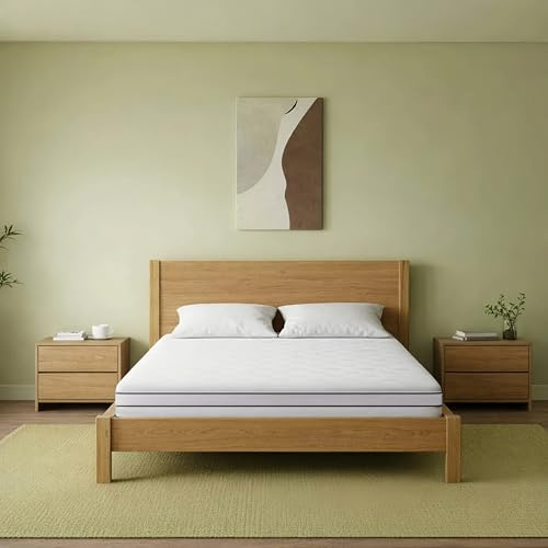EGOHOME Materasso 140 x 200 cm, altezza 16 cm, durezza H2/H3, materasso in schiuma fredda a 7 zone, con memory foam, certificato Öko-TEX, materasso reversibile che non danneggia la schiena
