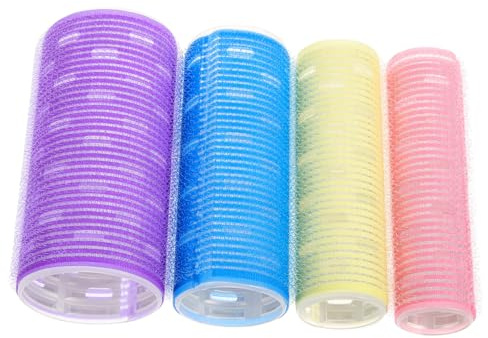 Beaupretty 4 Stück-pack Selbsthaftende Lockenwickler aus Aluminium mit Tragbares Selbstgemacht Haarlockenwerkzeug für Welliges Haar und Volumen