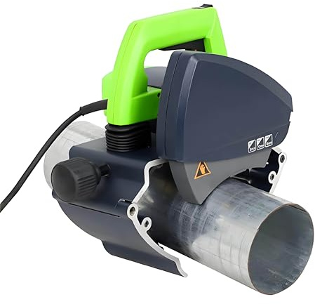 GTANND Macchina elettrica Automatica per Il Taglio di Tubi, Macchina per Il Taglio di Tubi con tagliatubi Manuale, per Tubi in Acciaio, plastica, Rame, ghisa, Acciaio Inossidabile e Multistrato ZD220