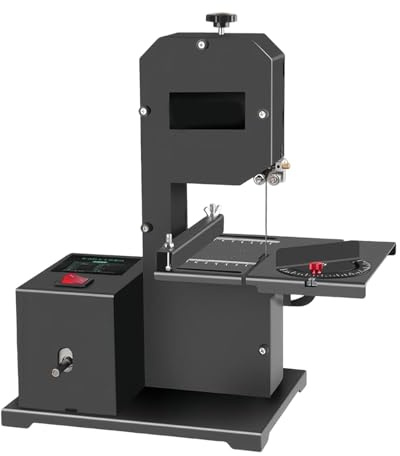 Segatrice Verticale, Segatrice Compatta per Legno, Mini Segatrice a Nastro, Macchina Da Taglio Legno per Piccola Officina E Hobby