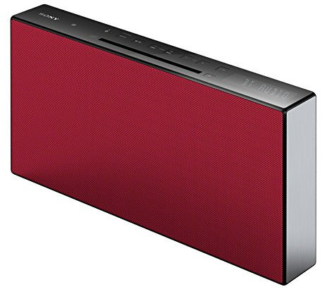 Sony CMT-X3CD Micro HiFi System (CD, USB, Bluetooth, 20 Watt) Red
