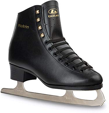 Botas - Model: Robin/Made in Europe (Czech Republic) / Comfortable Figure Ice Skates for Men, Boys/Color: Black, Size: Adult 11