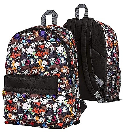 Harry Potter School Bag, Backpacks For Girls Boys With Chibi Character Print, School Supplies For Kids, Large Rucksack For School Travel, Gifts For Boys Girls Teenagers