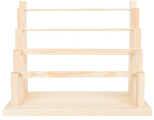 YARNOW Schmuckständer Aus Holz Abnehmbar Für Schmuckaufbewahrungsregale Praktisch Und Stabil Zur Präsentation Schutz Von Ohrringen Und Armbändern