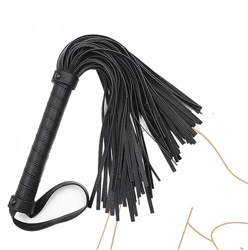 tangguangwen Fouet d'entraînement équestre en Cuir, Durable et adapté à différentes Occasions