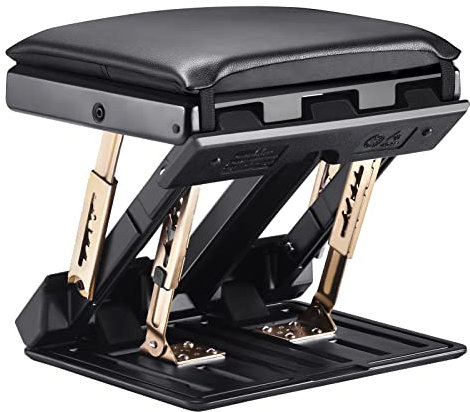 VAYOTOY Fußstütze Schreibtisch, Ergonomischer Fußhocker mit Massagefunktion, verstellbarer Winkel und 4 verschiedene Höhenpositionen, für Büro & Homeoffice Zubehör