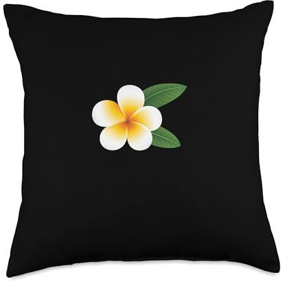 Plumerias Flower Seeds for Planting Gardening Plumerias Throw Pillow