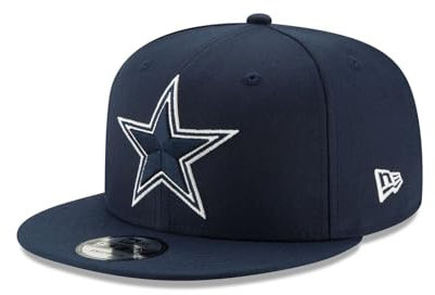 New Era NFL 9FIFTY Team-Farbe, verstellbare Snapback-Mütze, Einheitsgröße, Dallas Cowboys – Marineblau, Einheitsgre