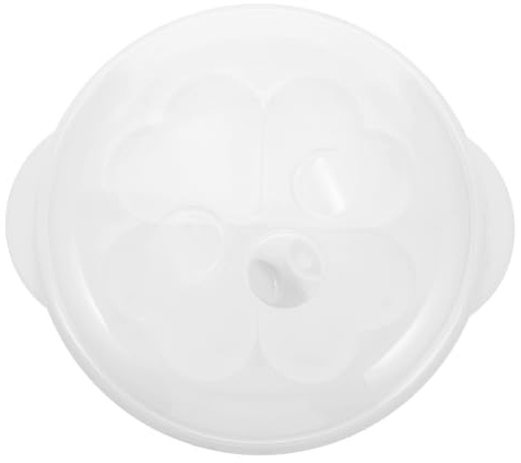 BIUDECO Hervidor de Huevos para Microondas Molde para Cocer al Vapor y Freír Cocina Rápida con Material PP Resistente para Horno y Vaporera Fácil Limpieza y Uso Doméstico