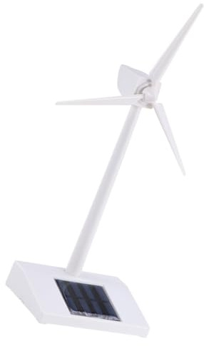 Beaupretty De Turbina Eólica De Escritorio Molino De Viento Solar Abs para Educación o Diversión El Hogar