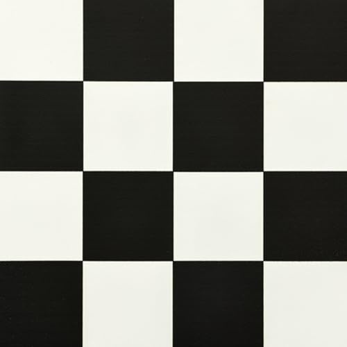 Vinyl Floor Tiles Self Adhesive - 30-Pack Mixed Vinyl Flooring Peel And Stick Floor Tiles - 12x12 inch for Kitchen, Hallway and Bathroom Flooring - 15 Black & 15 White Pcs Checkerboard