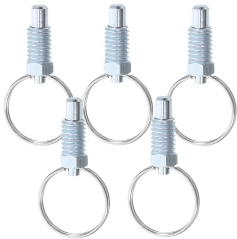 30 piezas de pasador resorte con anillo tracción autoblocante, émbolo empuje y , herramienta pestillo acero manual, ajuste puerta gabinete inoxidable, cerradura beso Para Accesorios Industriales