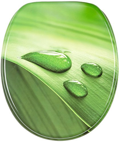 Toilettendeckel WC Deckel WC-Sitz Klobrille TROPFEN grün, green