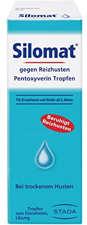 Silomat Pentoxyverin Tropfen - Hustentropfen bei trockenem Husten - beruhigt Reizhusten - für Kinder ab 2 Jahren und Erwachsene - für Asthmatiker + Diabetiker geeignet - 1 x 30 ml