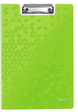 Leitz 41990064 Klemmmappe WOW, A4, grün metallic