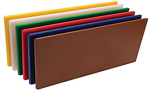 Professional Set of Large Chopping Board Catering Food Prep Cutting Colour Coded