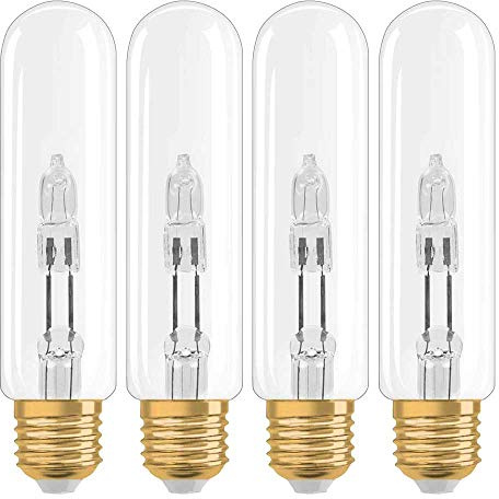 Lot de 4 ampoules halogènes Osram Vintage Edition 1906 - 20 W = 25 W - E27 - Blanc chaud - Intensité variable