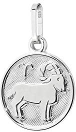 NKlaus Bélier Signe astrologique 925 argent sterling 12mm Pendentif Zodiaque Horoscope 9137