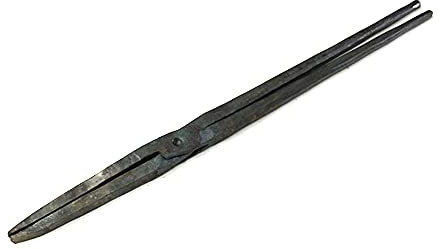 Tenaza de forja Pinzas de herrero Pinzas planas para Blacksmith Forge 42cm 0.6kg Tenaza de forja para principiantes de herrero