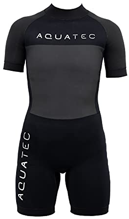 AQUATEC Muta Per Bambini In Neoprene - Mute Per Bambini E Adolescenti | Mute Di Alta Qualità In Neoprene Per Nuoto & Sport Acquatici | Mesi Primaverili/Estivi | 9-10 Anni, 4/3mm | Intermedio