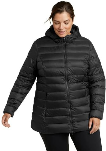 Eddie Bauer Women's CirrusLite Down Parka, Black, X-Small