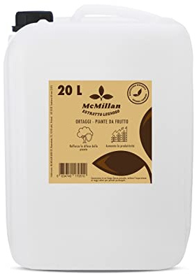 Distillato di legno 20L | Estratto legnoso - wood vinegar - Corroborante potenziatore delle difese delle piante. Autorizzato in agricoltura biologica.