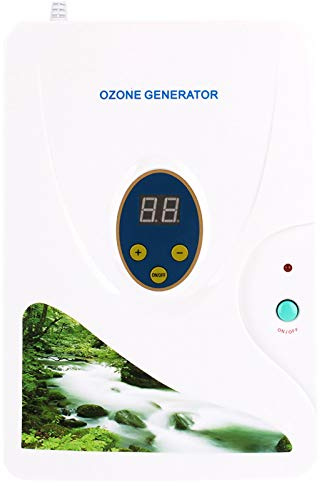 Ejoyous Generatore di Ozono 600 MG/h, Generatore di Acqua di Ozono Ozonizzatore Multiuso Purificatore d'Aria Generatore di Ozono Killer di Odori, per Auto Fumo Animali Domestici