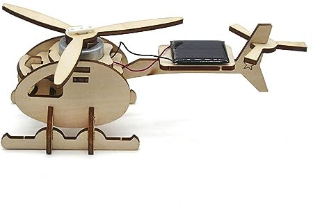 Puzzle 3D in Legno Elicottero - Kit Montaggio Fai Te per Bambini e Adulti, Giocattolo Educativo, Decorazione Scrivania