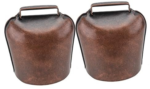 STOBOK 2sets Glocke Hängen Für Schafe Kuh Landwirtschaft Glocke Zubehör Glocke 2 Stücke * 2