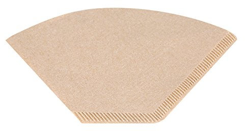 Filtre à café en forme de cône, 40Pcs Papier filtre à café en forme de cône naturel pour mini filtre à café pour cafetière à bec verseur et goutte à goutte(102)