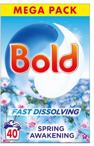 BOLD 2IN1 WASHING POWDER SPRING AWAKENING 40 WASHES 2KG
