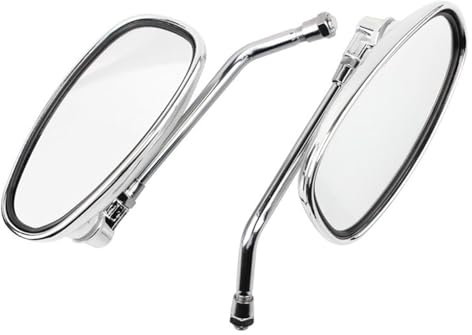 Ohocean Für Y&amaha Vmax Für Virago 535 Für V-Star 650 1100 1300 Für Warrior Für Royal Star 1 Paar Motorradspiegel Rückspiegel Motorrad Spiegel