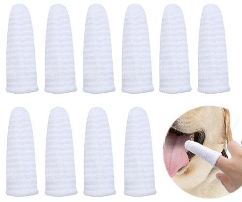 10 Stück Zahnbürsten für Hunde, Hundezahnbürste, Zahnbürste für Hunde und Katzen, zur Reinigung von Haustieren und Zahnpflege